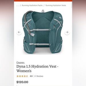 BNWT Osprey running vest